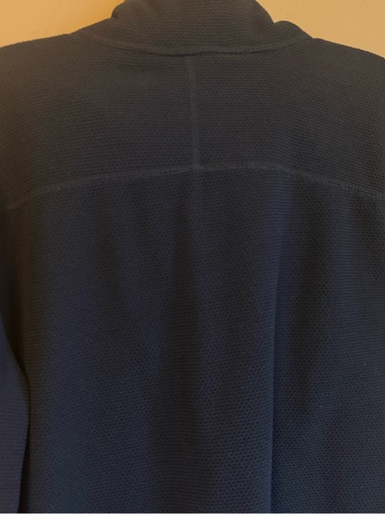 The North Face Men's Medium Texture Cap Rock Fleece Navy 1/4 Zip Gorpcore Cabin - Picture 6 of 12